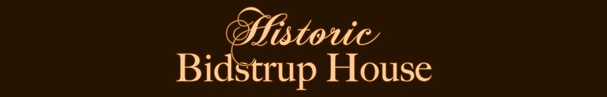 Historic Bidstrup House History
